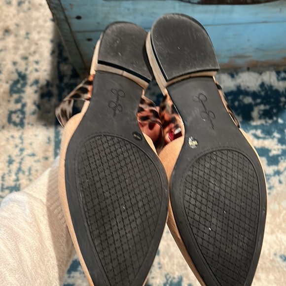 Jessica Simpson Tan Lujane Mule, Women's Size 9 M, Tan/Cheetah - Picture 4 of 4